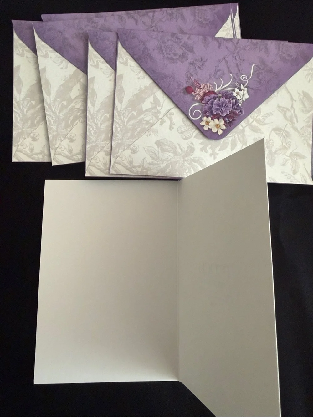 Floral & Butterfly Stationery Gift Set — Pink, Purple, Teal